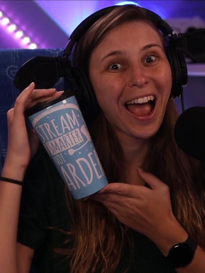 Stream Smarter Not Harder Travel Mug product image (1)
