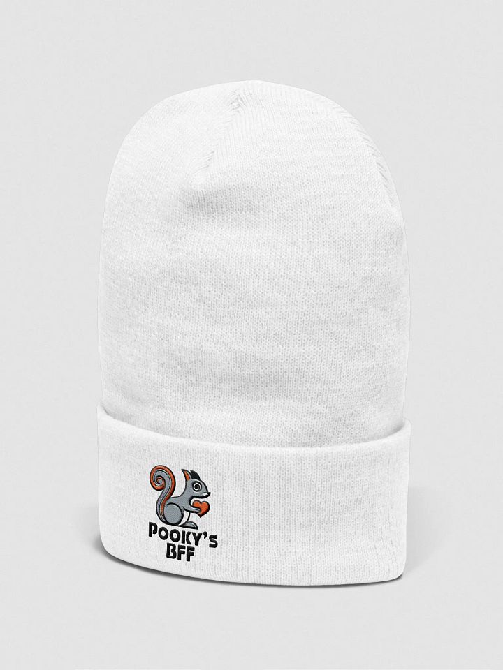 Cozy, HQ Beanie: Pooky's BFF, Squirrel grey red hert. face right product image (2)