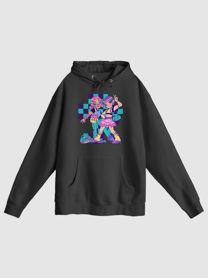 Vibrant Fashionistas Cartoon Hoodie product image (6)