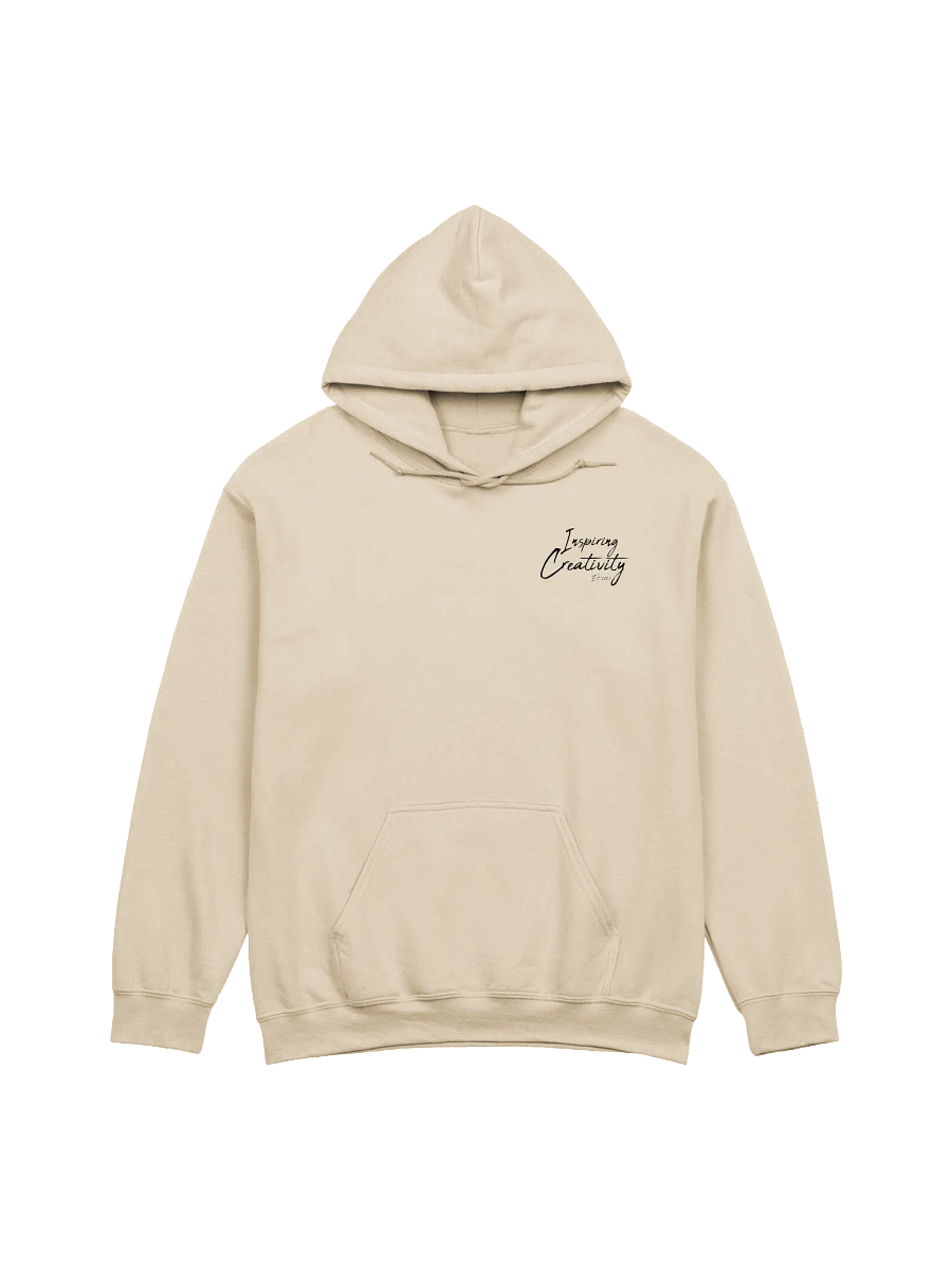 'Inspiring Creativity' (Spring-Lock Films) Graphic Cursive Hoodie - Black Edition product image (1)