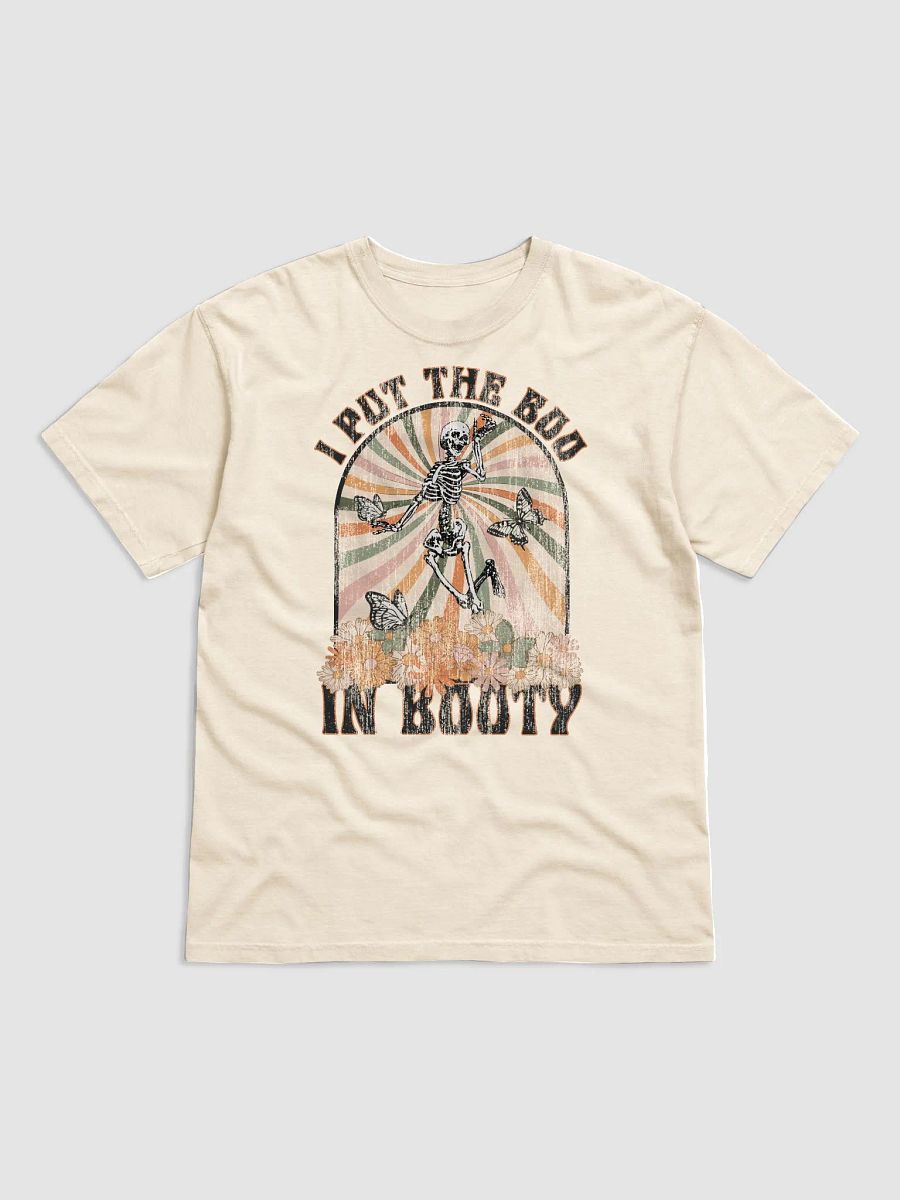 I Put the Boo in Booty T-Shirt | Funny Dancing Skeleton for Fall and Halloween product image (9)