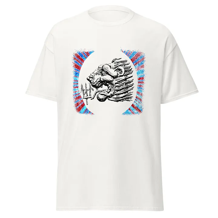 Roaring Lion and Trident Ancient Greek Art 2nd Century BC, T-Shirt product image (1)