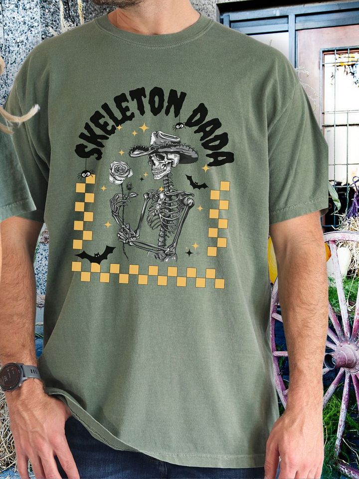 Family Matching Halloween Skeleton Retro Man T-Shirt product image (1)