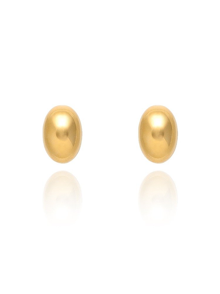 Classic Dome Stud Earrings | 18K Gold Plated product image (1)