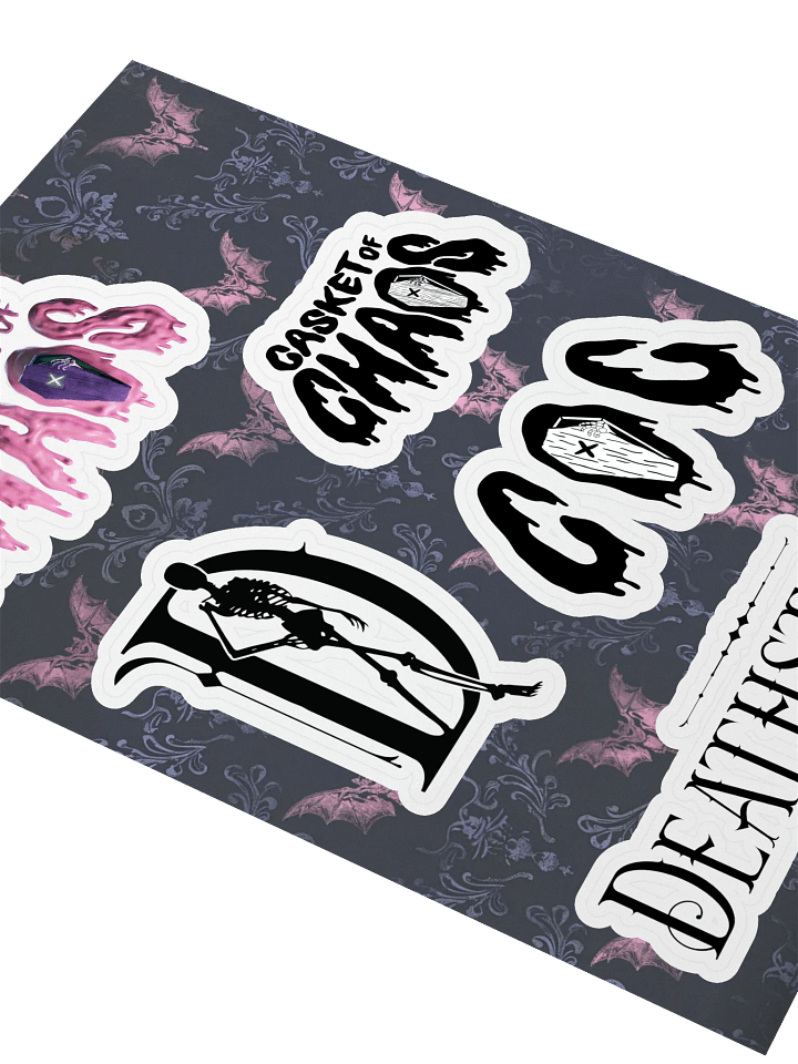 Deathstetics/Casket of Chaos Kiss Cut Sticker Sheets product image (2)