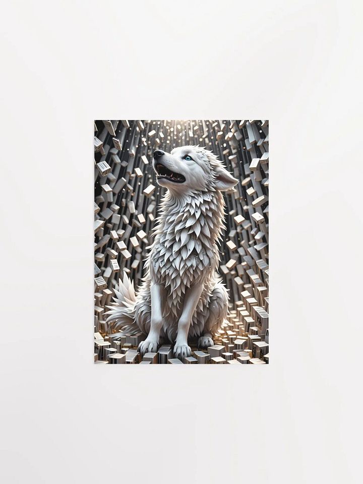 Mystic Wolf Matte Poster product image (2)