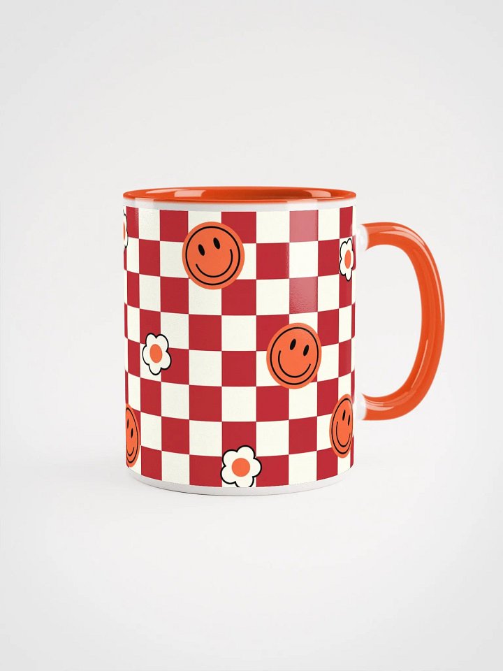 Checkered Smiley Mug product image (1)
