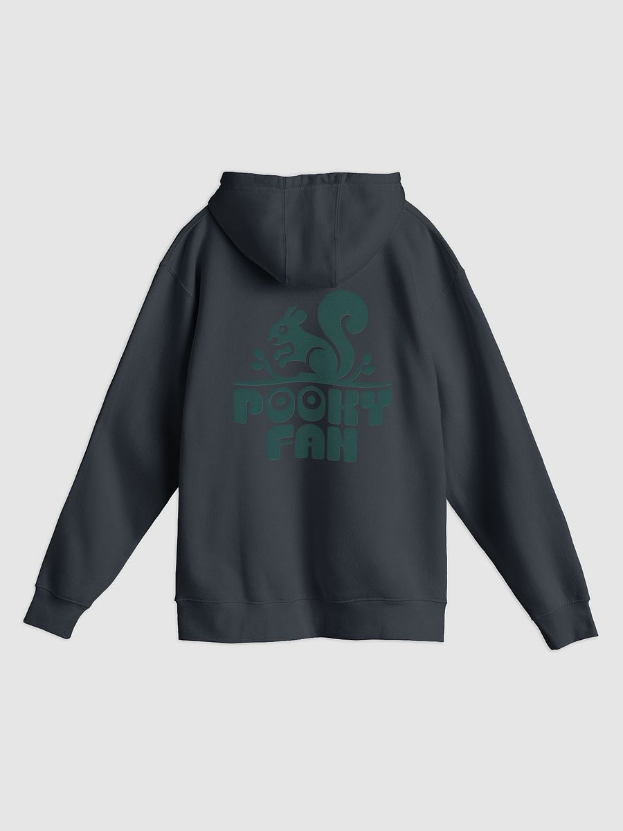 Premium, super soft Hoodie: Pooky Fan, Mono Chrome- Image on front a product image (2)