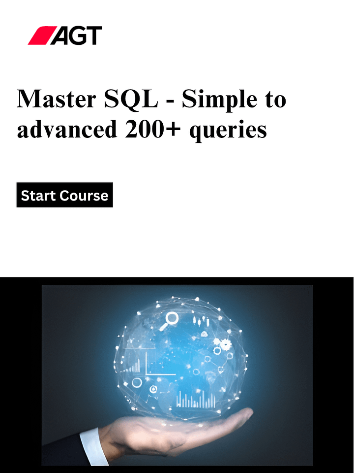 Master SQL - Simple to advanced 200+ queries product image (1)