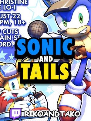 Sonic & Tails - Timelapse, I stream on TWITCH and YOUTUBE! @rikoandtako #gaming #artist #sonic #tails #furry #anime