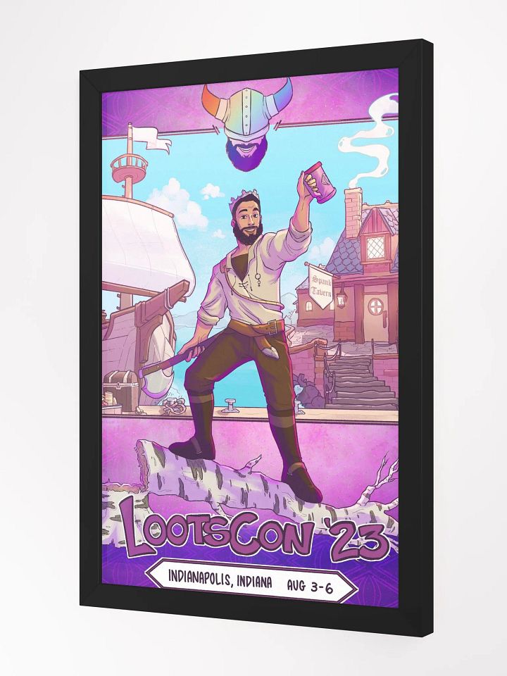 Framed LootsCon 2023 Art Print product image (2)