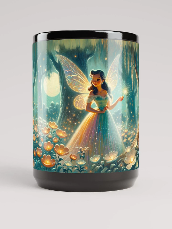 Teal Fairy - Black Glossy Mug 15 oz product image (1)