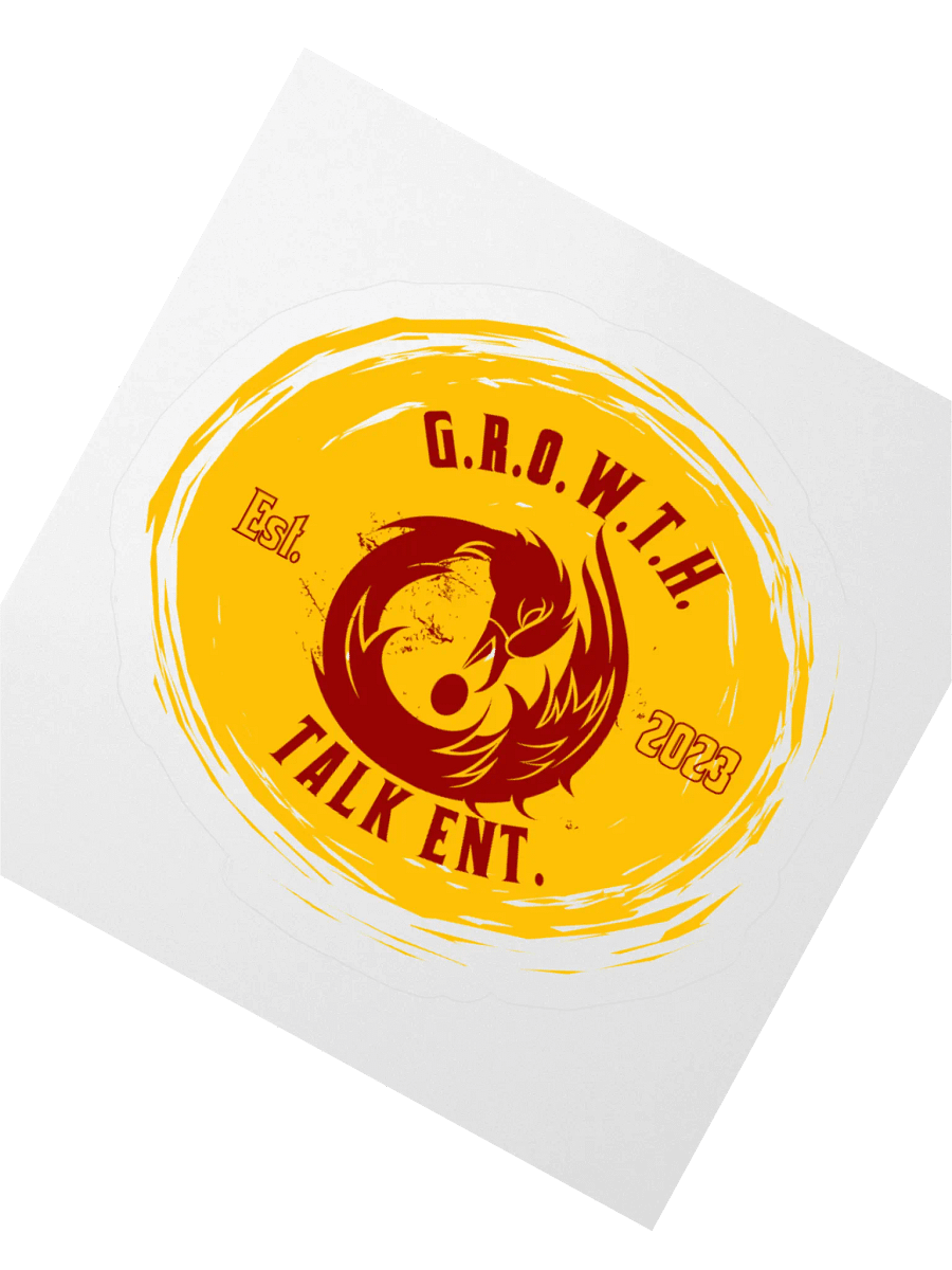 G.R.O.W.T.H. Talk Sankofa Sticker (gold) product image (2)