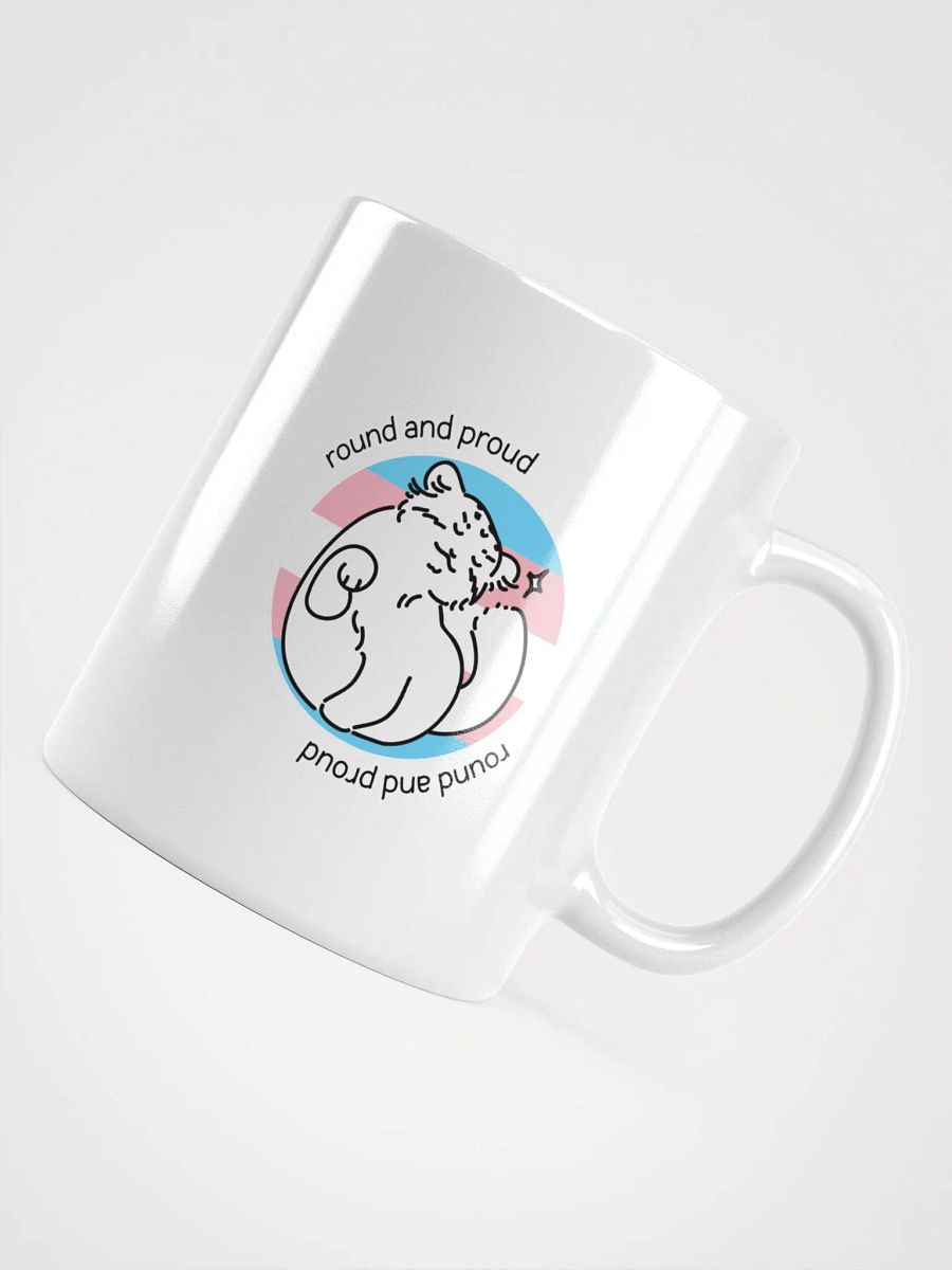 Round and Proud Manul Transgender Version - White Mug product image (10)