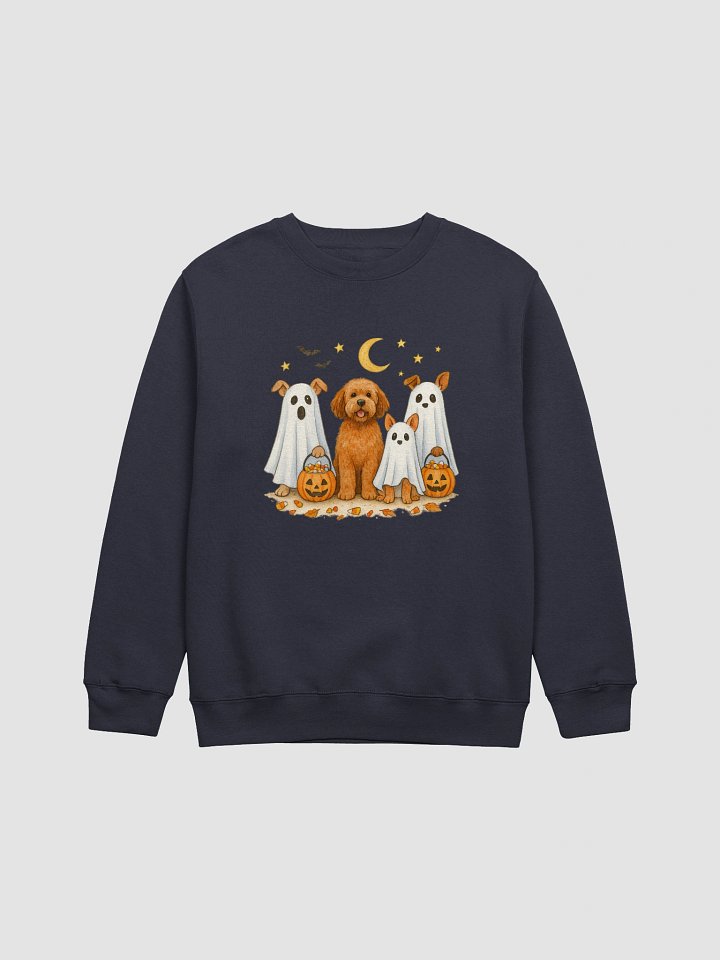 Cute Dog Ghosts Halloween Trick or Treat Design product image (5)