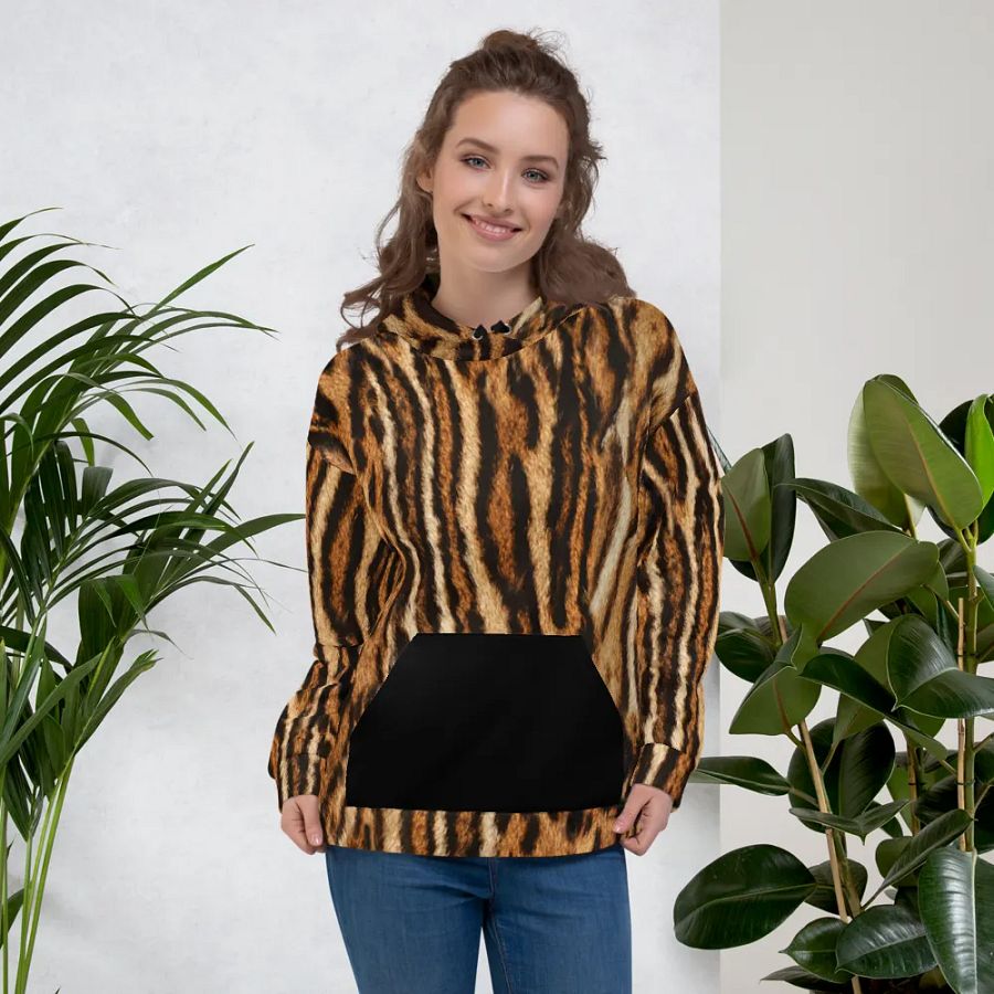 ocelot fur hoodie product image (5)