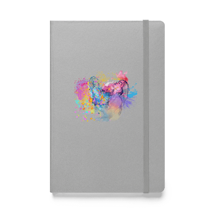 Vibrant Splatter Sisters Hardcover Notebook for arty friends moms daughters product image (1)