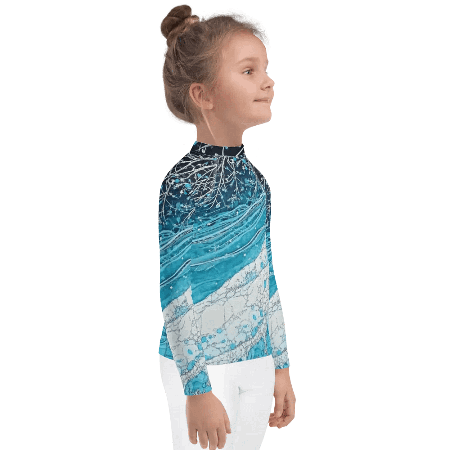 Winter Frost, Unisex Kids Rash Guard product image (4)