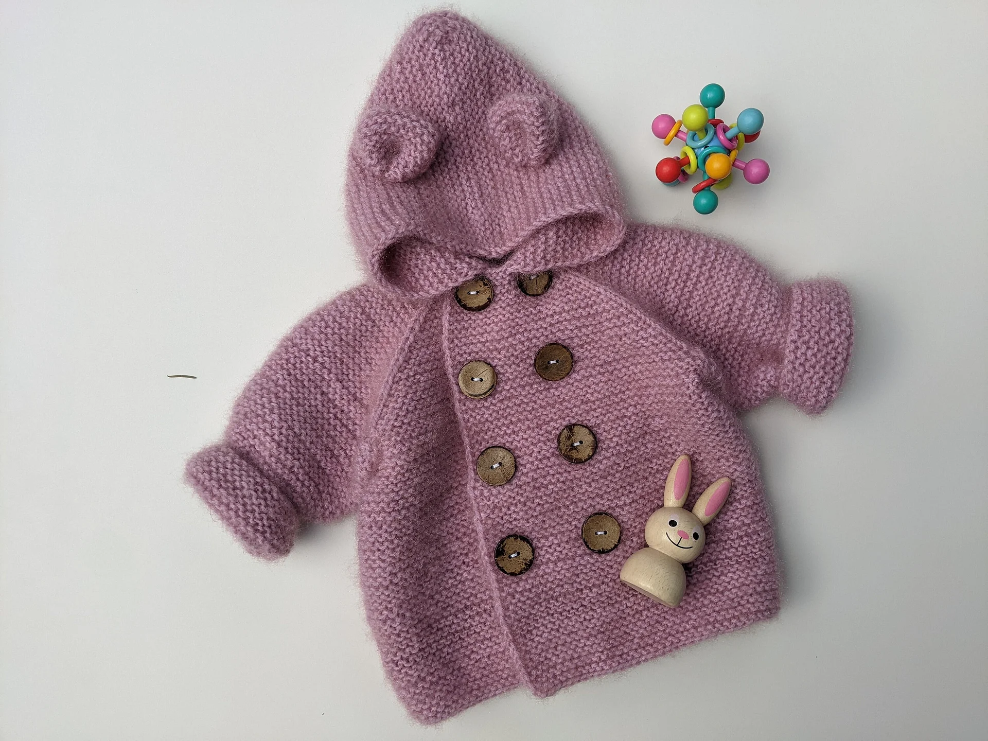 Baby Cardigan Knitting Pattern product image (4)