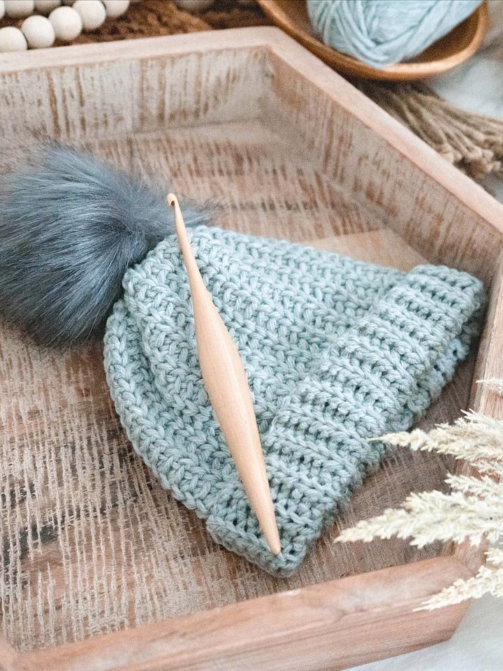 Crochet Knit Purl Hat Video Tutorial (5 Sizes) product image (2)