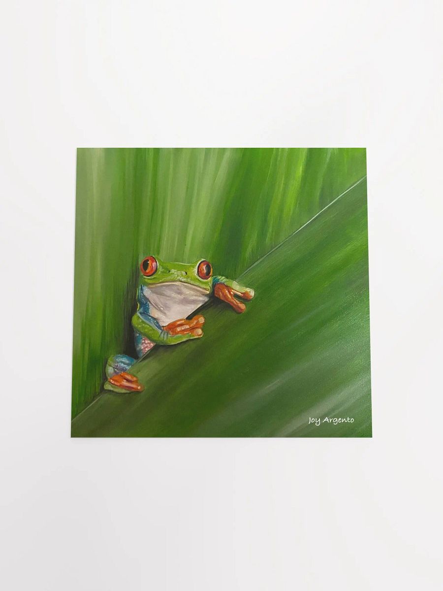Tree Frog Peeping Print product image (2)