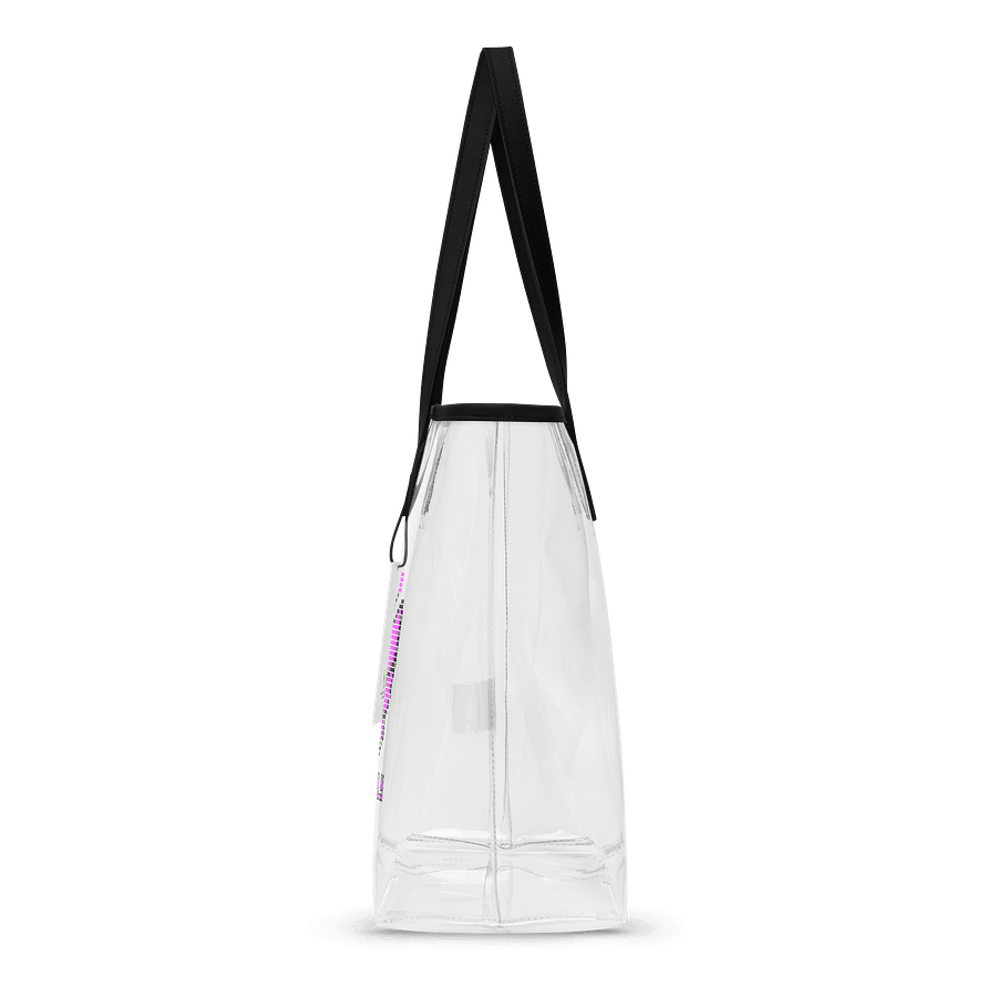 Pixel Butterfly Clear Tote Bag product image (3)