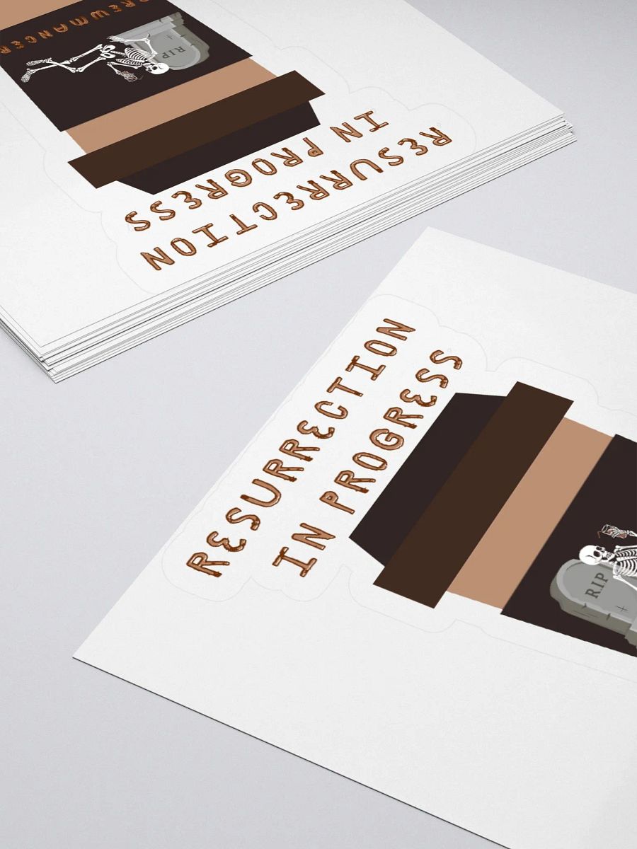 Resurrection in Progress (RIP) Sticker product image (12)