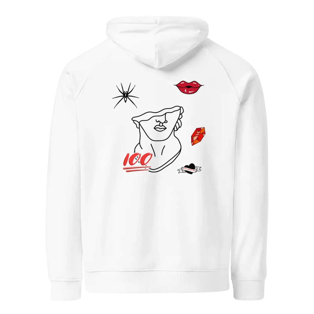Crimson Elegance Eco Hoodie product image (1)