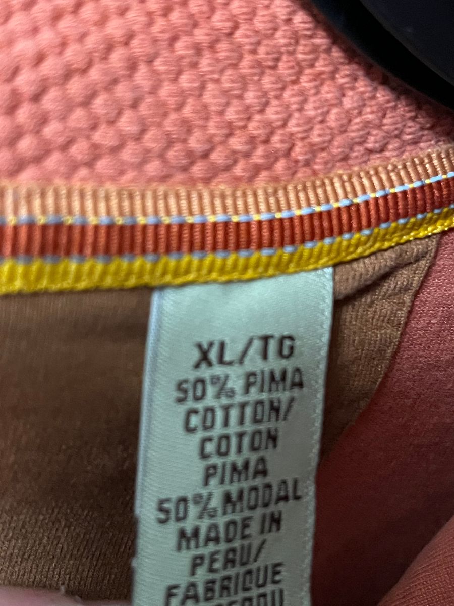 Tommy Bahama Orange Quarter Zip XL product image (3)