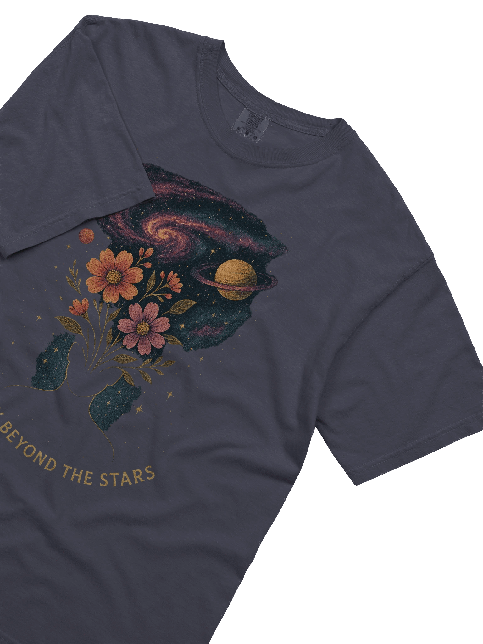 Cosmic Floral Silhouette T-Shirt product image (20)