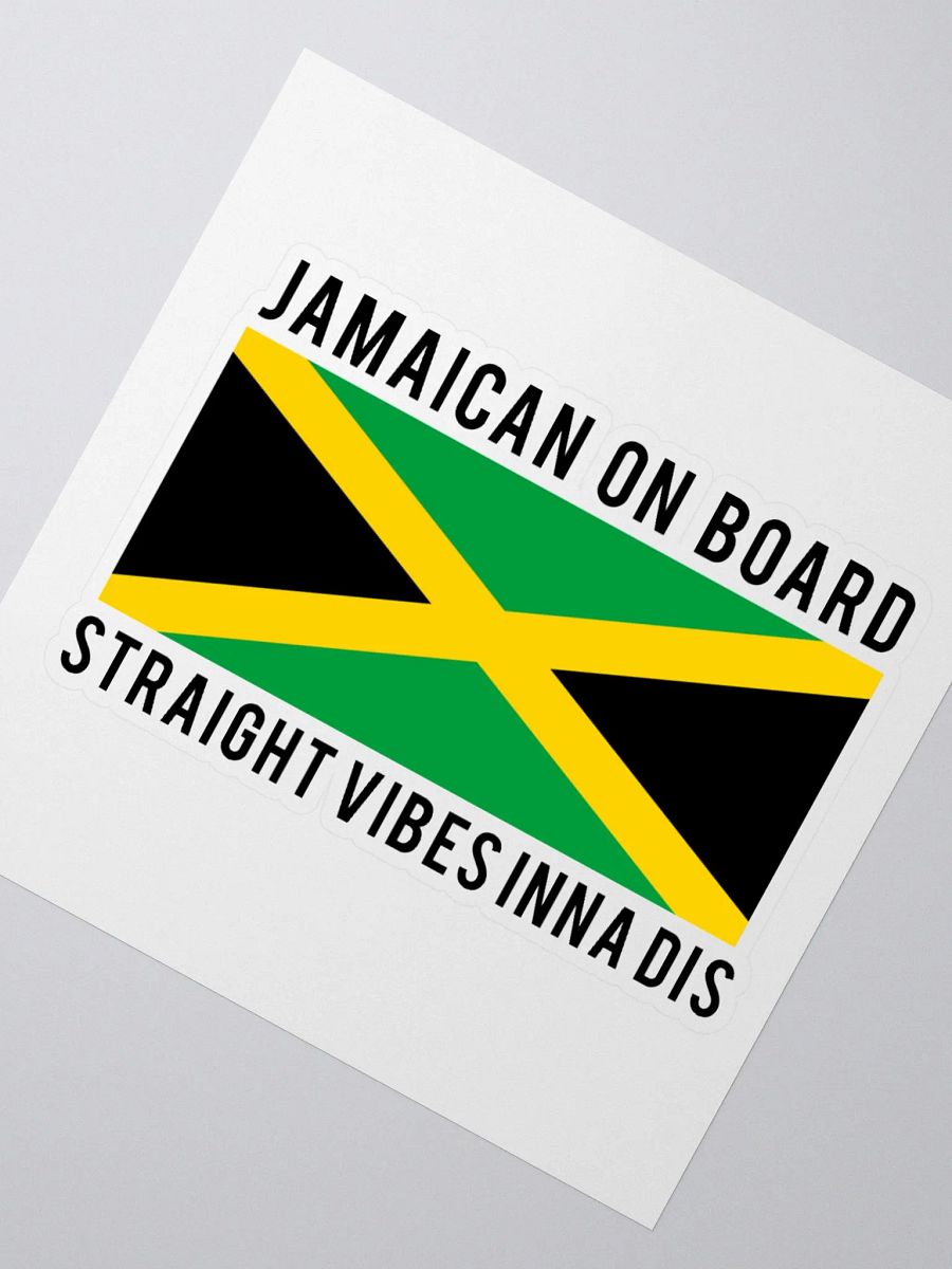 JAMAICAN ON BOARD STICKER product image (2)