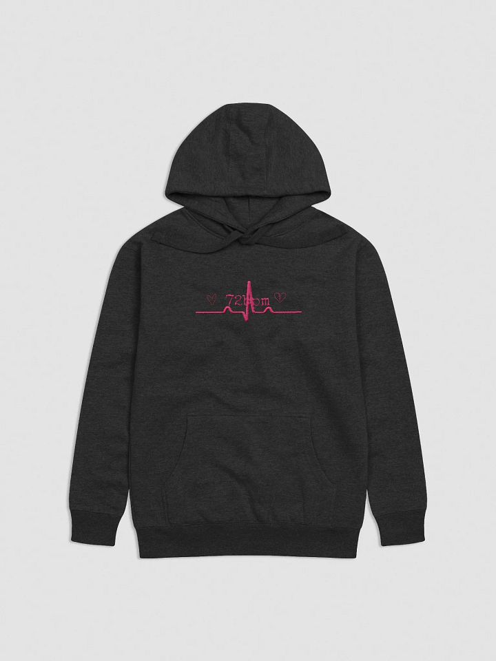 72bpm Pink Hearts Hoodie (Embroidered) product image (6)