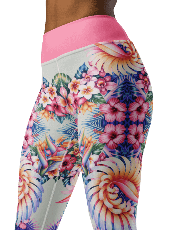 Hawaiian flora-yoga leggings product image (6)