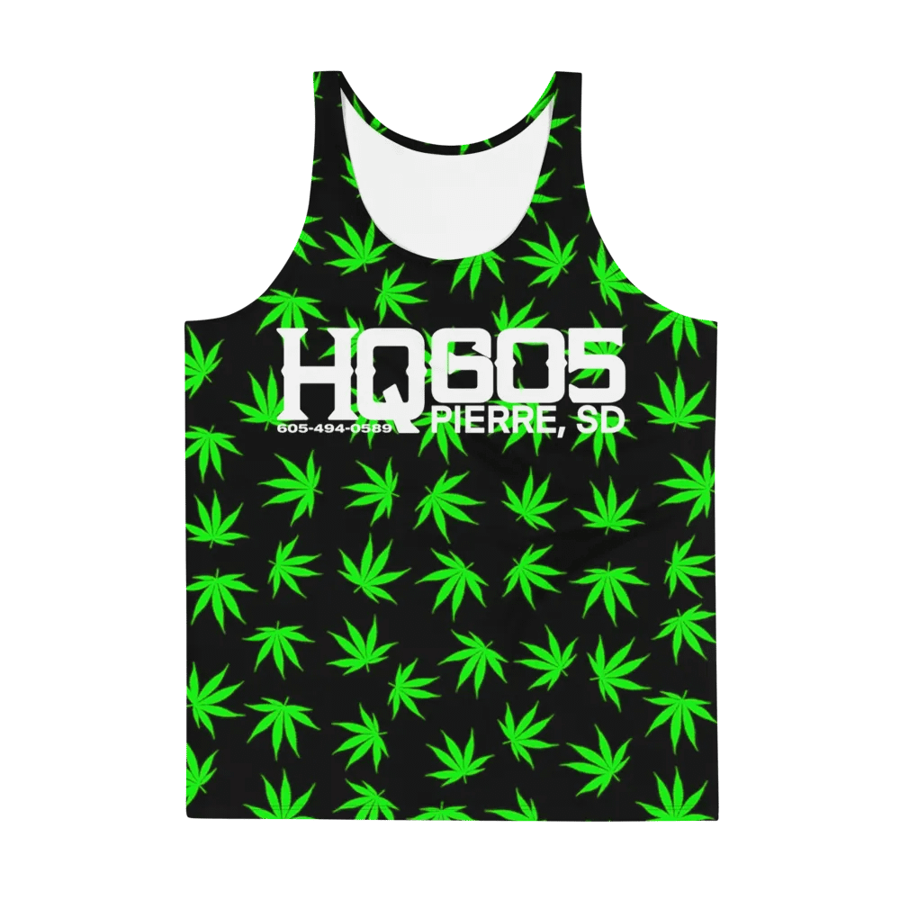 HempQuarters Green Marijuana Tank Top product image (2)