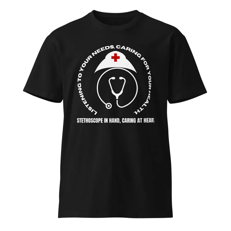 Heartbeat Hero Unisex Premium Tee product image (1)