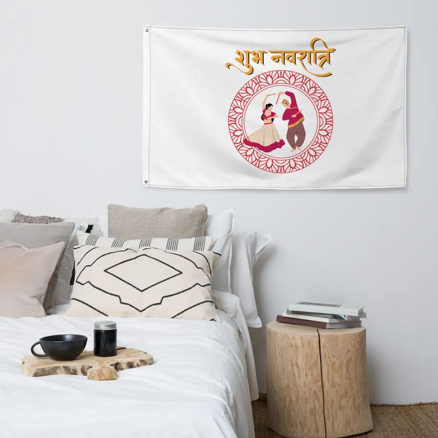 Navratri Flag/Banner - Enjoy your Festival with family product image (4)