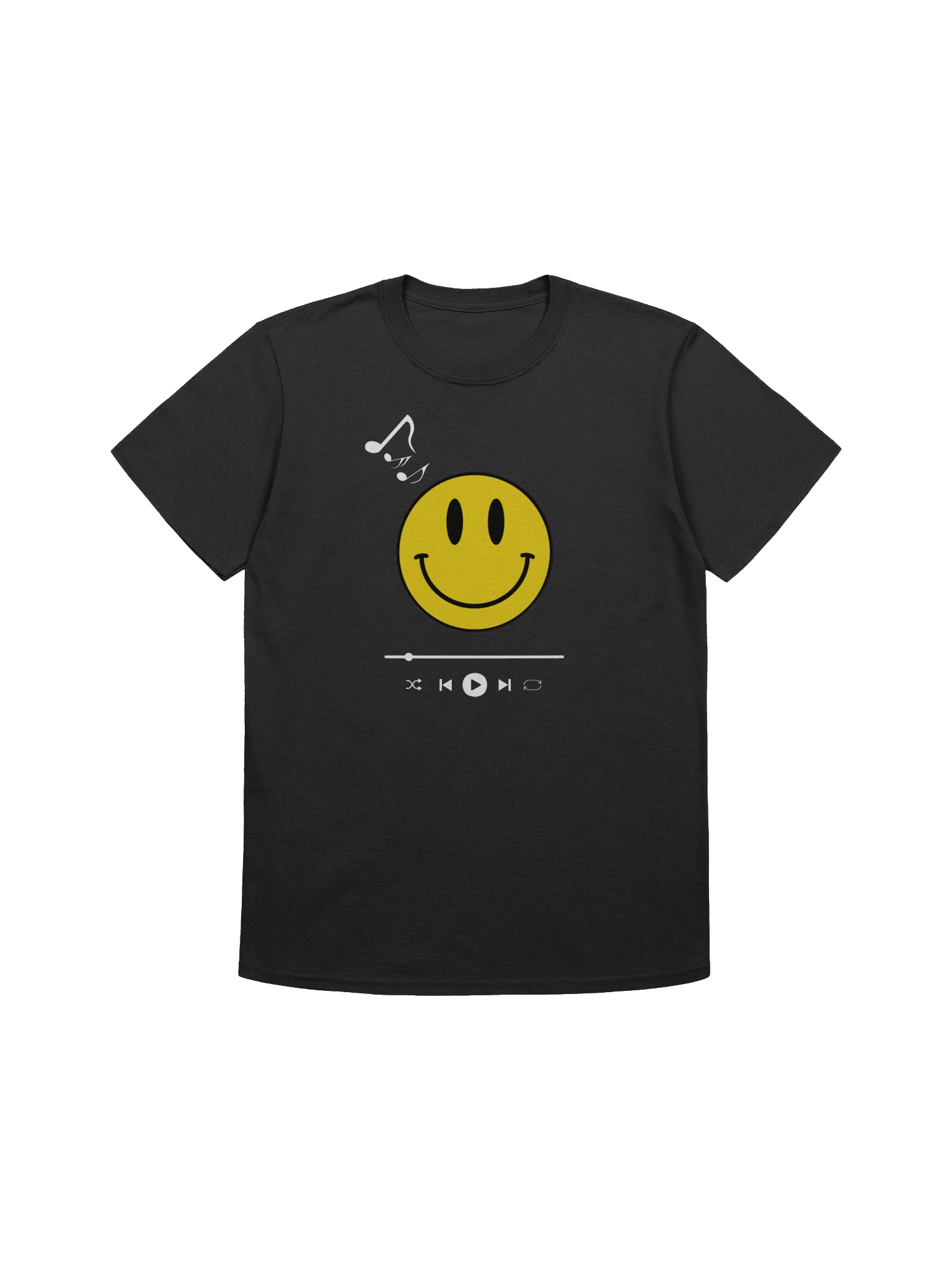 Smiley Face Music T-Shirt product image (1)