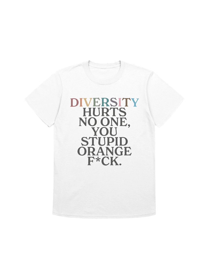 Diversity Hurts No One You Stupid Orange F*** T-Shirt product image (1)