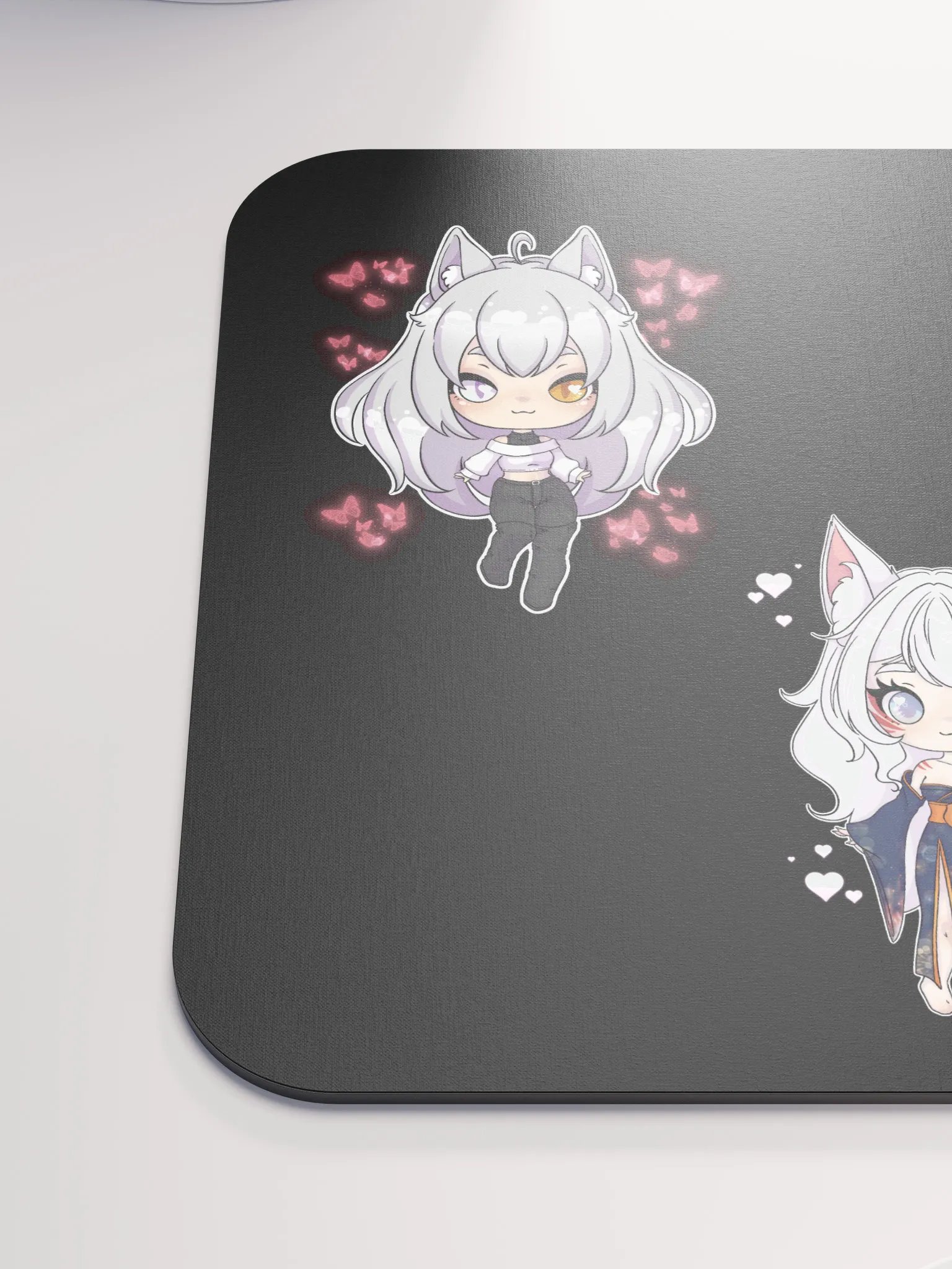 Chibi Fox Trio Mouse Pad product image (6)