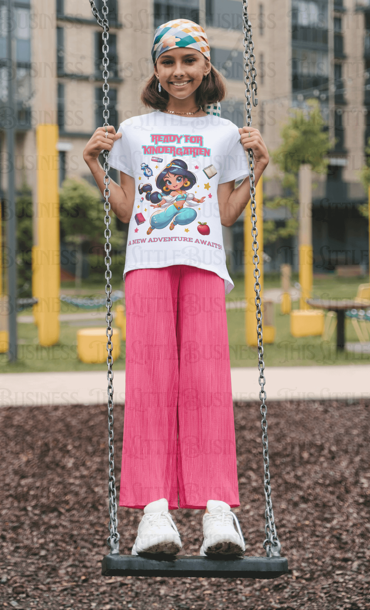 Custom Cartoon Superhero T-Shirts for Pre-K & Kindergarten: Personalized Fun in 100% Polyester product image (3)