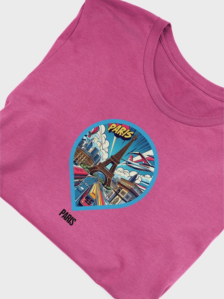 Iconic Comfort T-Shirt | AI Design Paris city france product image (1)