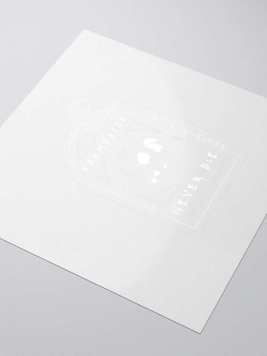 Harmonize, Never Die. Cutout Sticker product image (3)