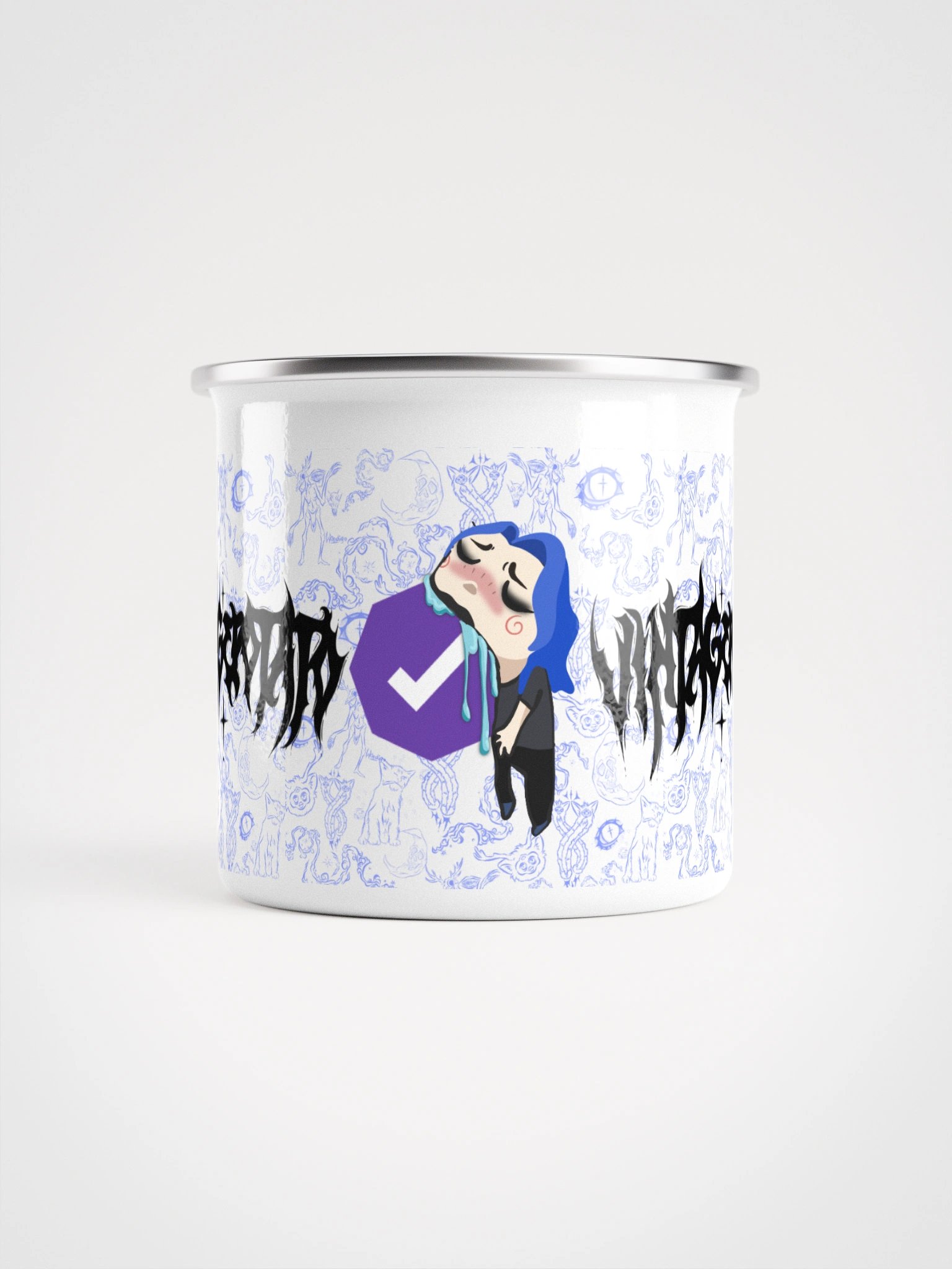 Suck a Badge Down Enamel Mug ( LIMITED EDITION ) product image (2)