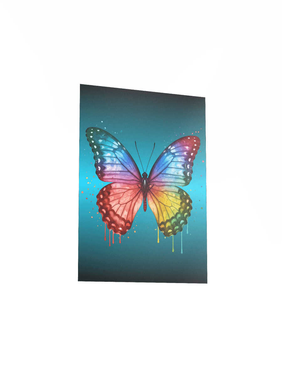 Rainbow Butterfly: Painted Elegance Poster product image (30)