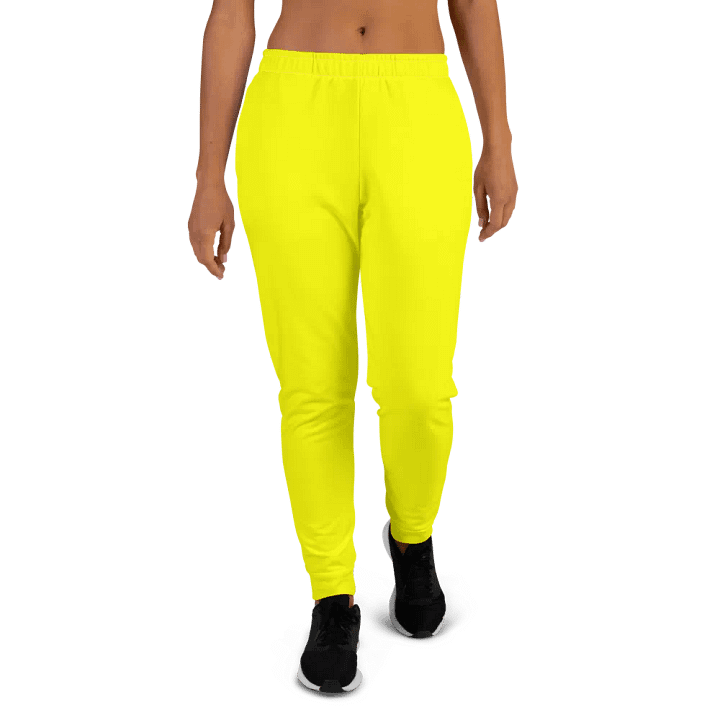 Plain Color Yellow Joggers product image (1)