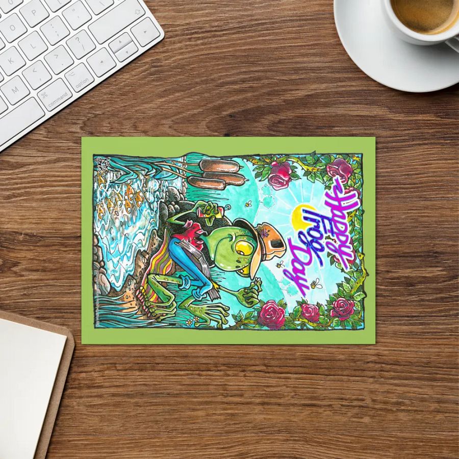 Happy Frog Day Greetings Card product image (12)