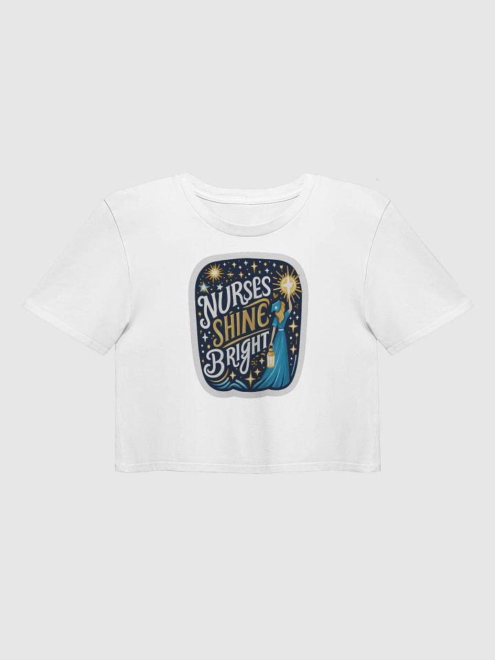 Glowing Nurse Lantern Women's Crop Top product image (8)