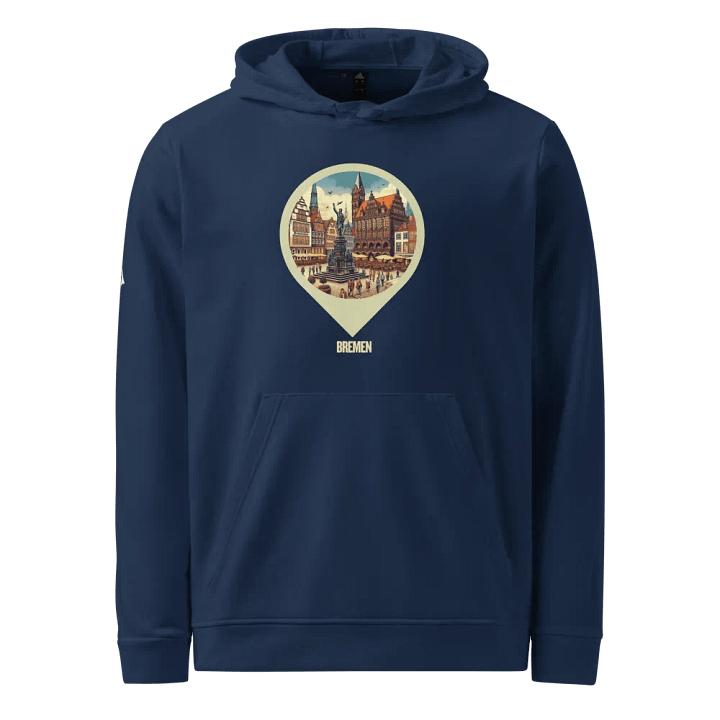 Town Square Reverie Hoodie |Ai Design Bremen city product image (1)