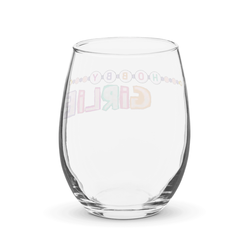 Hobby Girlie Stemless Wine Glass product image (2)