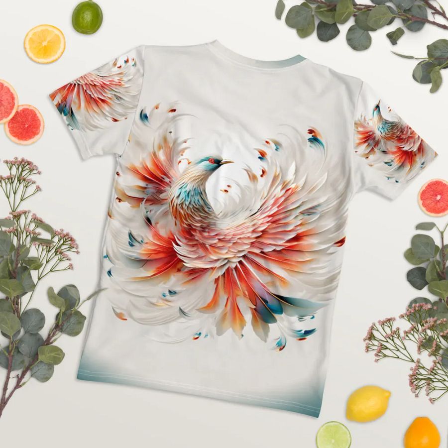 White pheasant T shirt product image (5)